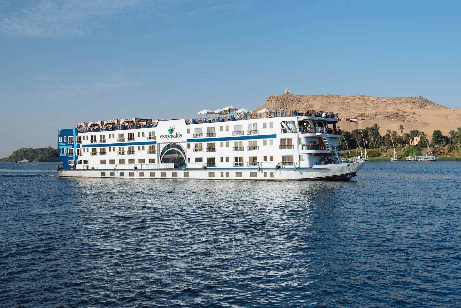 Esmeralda Nile cruise ship near Aswan