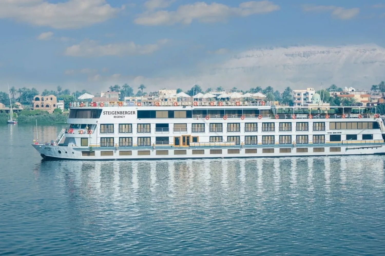 Jaz Viceroy Nile cruise ship on the River Nile