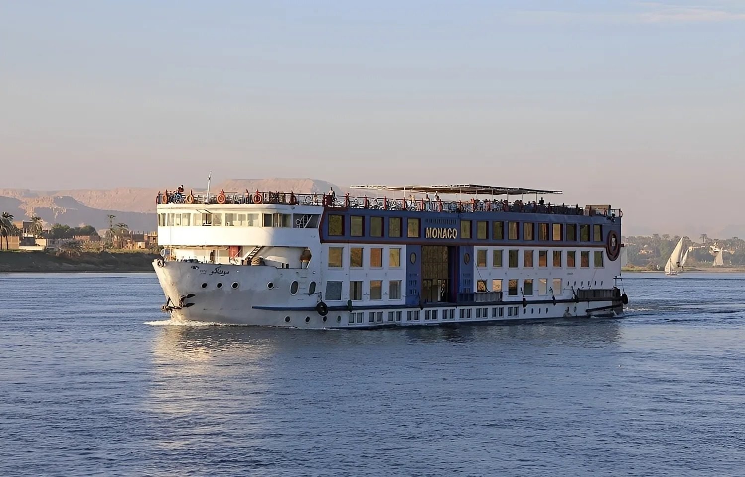 La Traviata Nile cruise ship sailing on the Nile