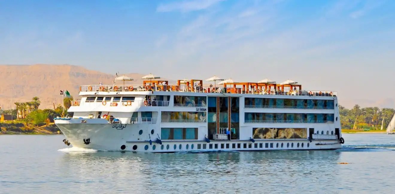 Le Fayan II Nile cruise ship near Aswan