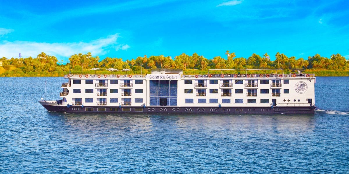 Sonesta Star Goddess sailing on the Nile in Egypt