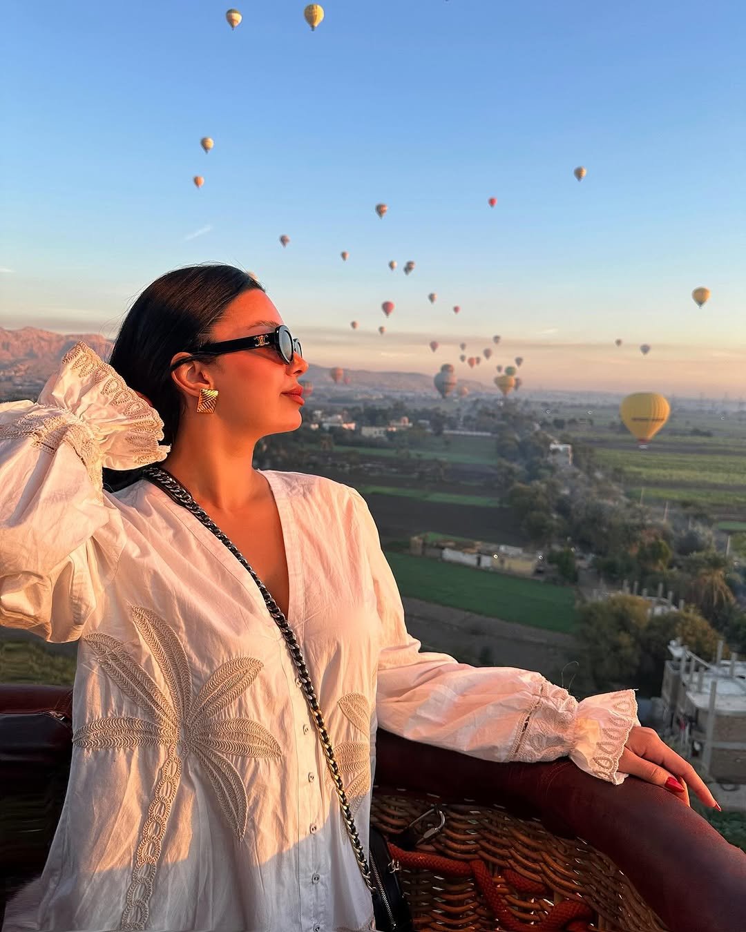 Hot Air Balloon & Luxor West Bank view 2
