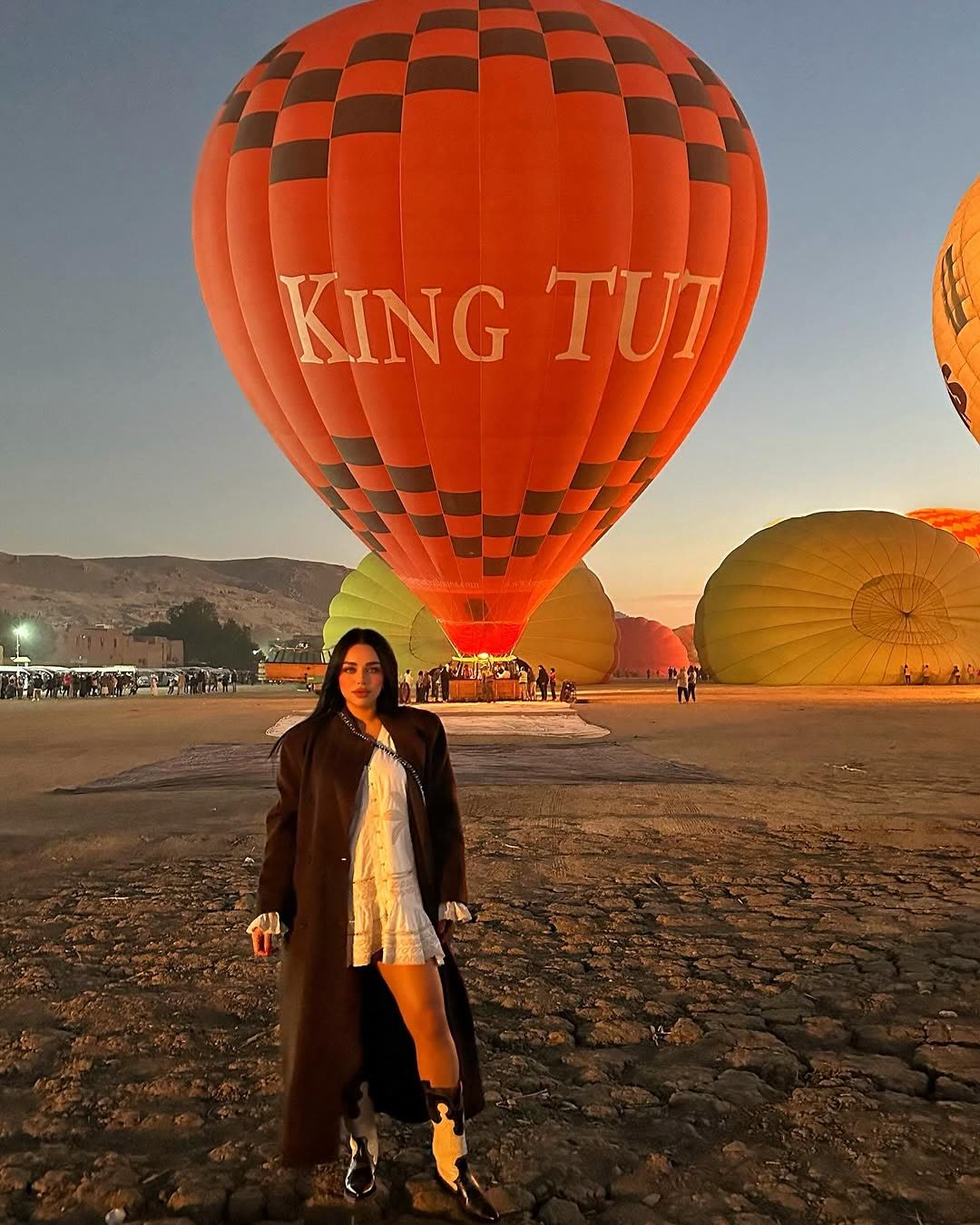 Hot Air Balloon & Luxor West Bank view 4