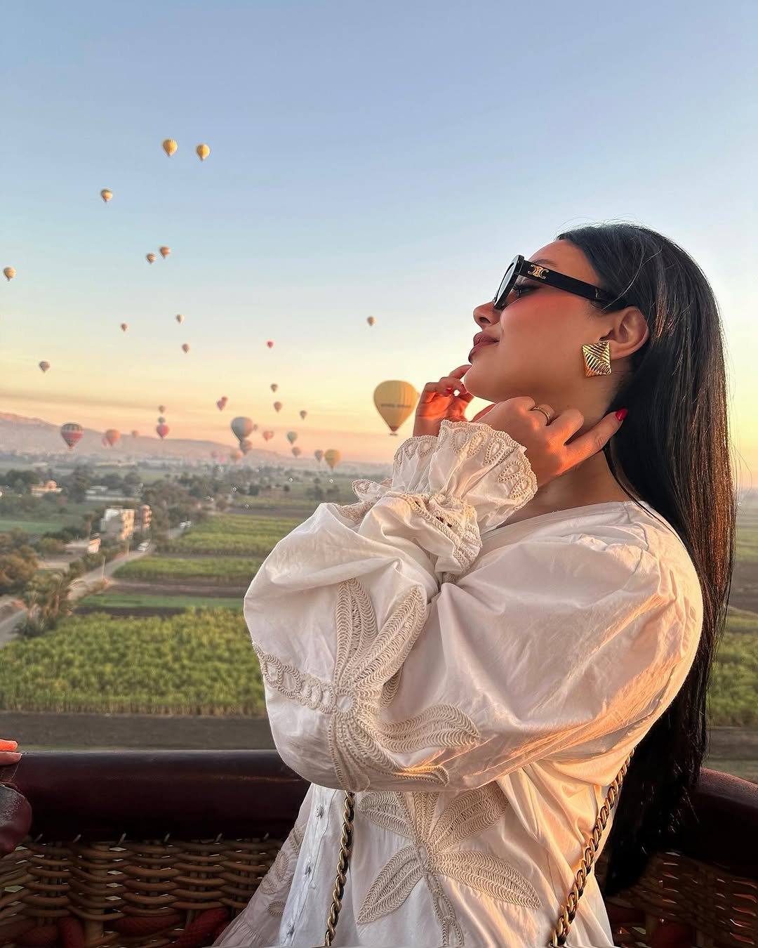 Hot Air Balloon & Luxor West Bank view 6