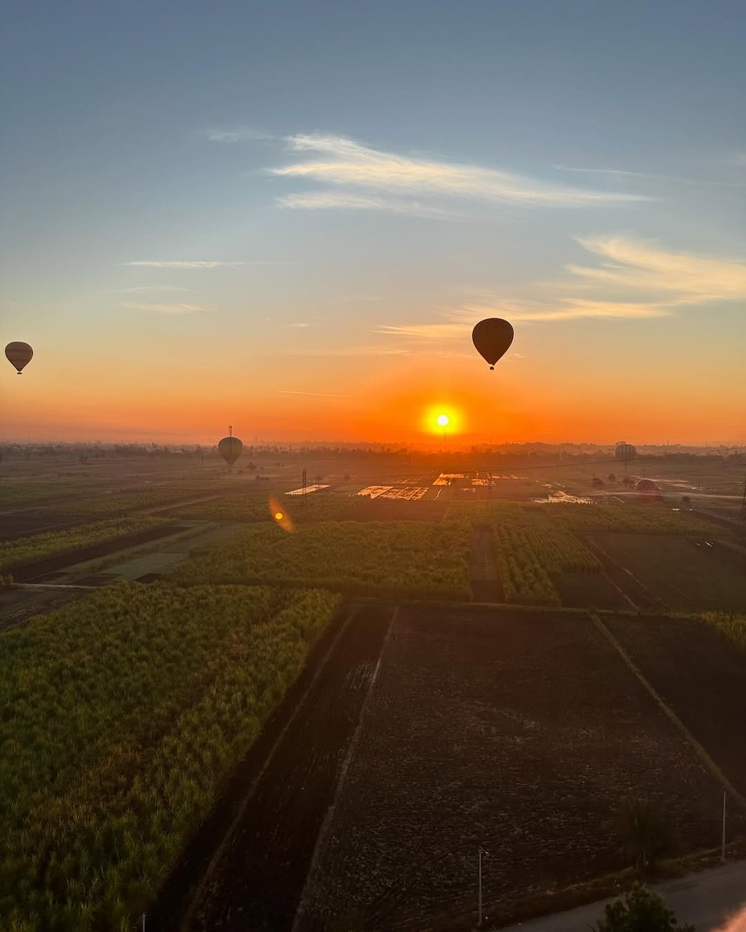 Hot Air Balloon & Luxor West Bank view 7