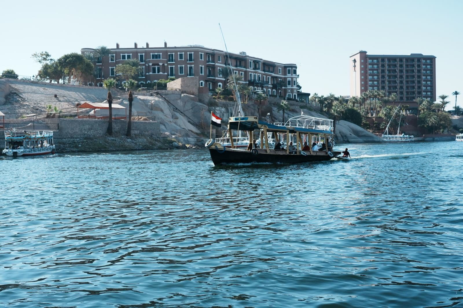 Esmeralda sailing on the Nile in Egypt